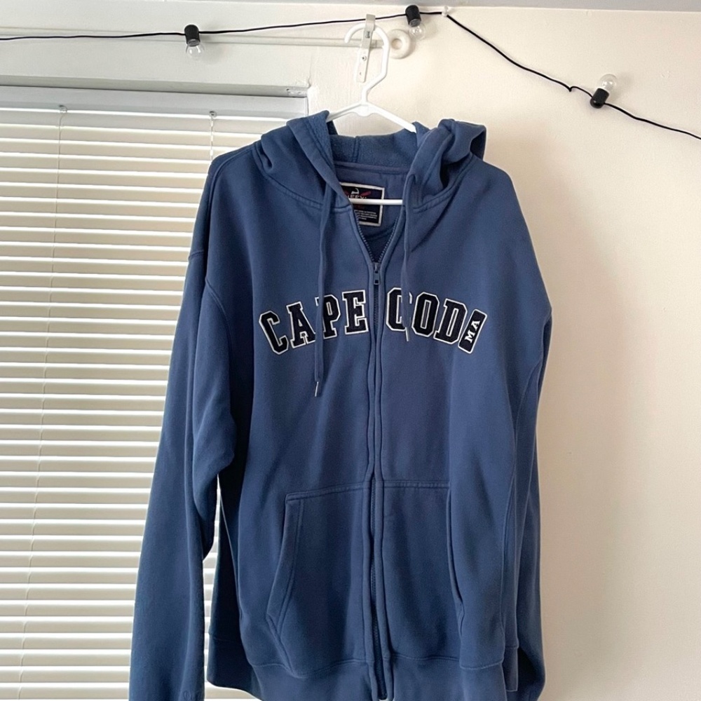 Cape Cod Oversized Zip Up Hoodie Size XL